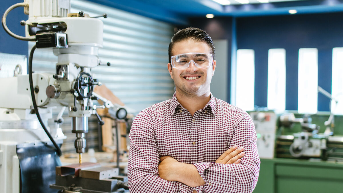 Young male engineer